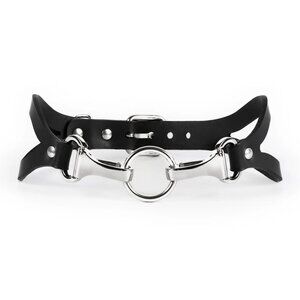 Baby Turns Blue Eye Choker Vegan Leather